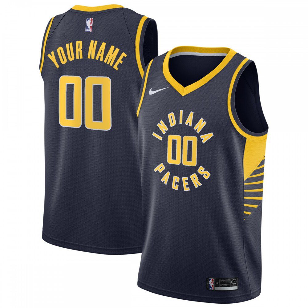 Indiana Pacers Swingman Custom Jersey Navy - Icon Edition-Pro Kit Vault | Brand New 26/27 Sports Jerseys